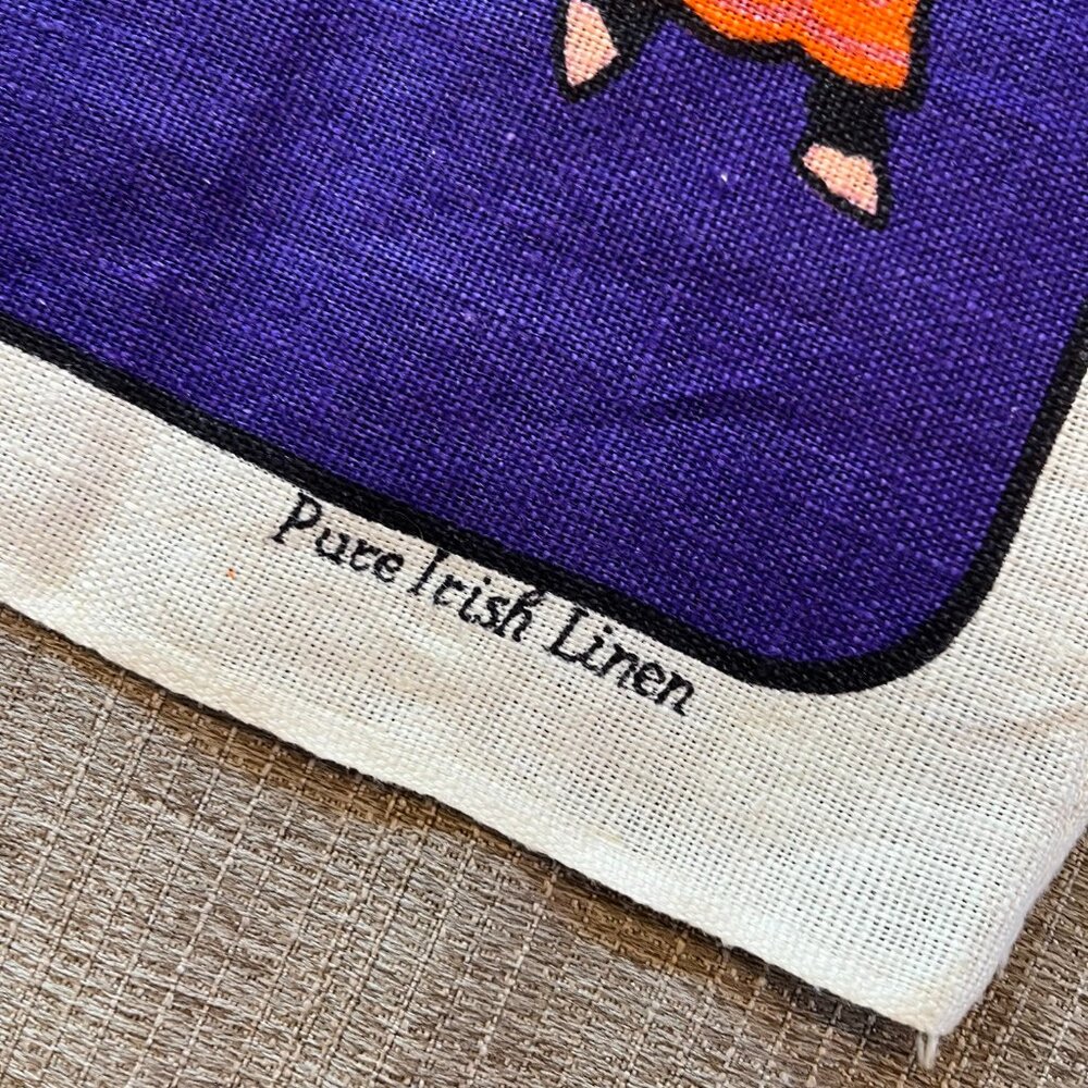 Vintage Irish Linen Tea Towel - Picture 3 of 4